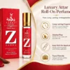 ZAHRA PERFUMES Z (1) Z Attar by Zahra Perfumes – Long Lasting Alcohol-Free Roll On Perfume Oil | Premium Arabian Fragrance for Men & Women | Concentrated Attar Perfume | 6ml
