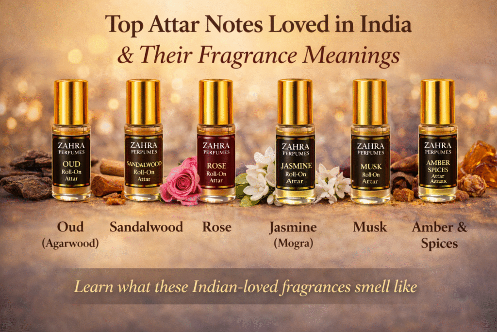 Top Attar Notes Loved in India (And What They Smell Like) 2 Popular Attar Notes in India