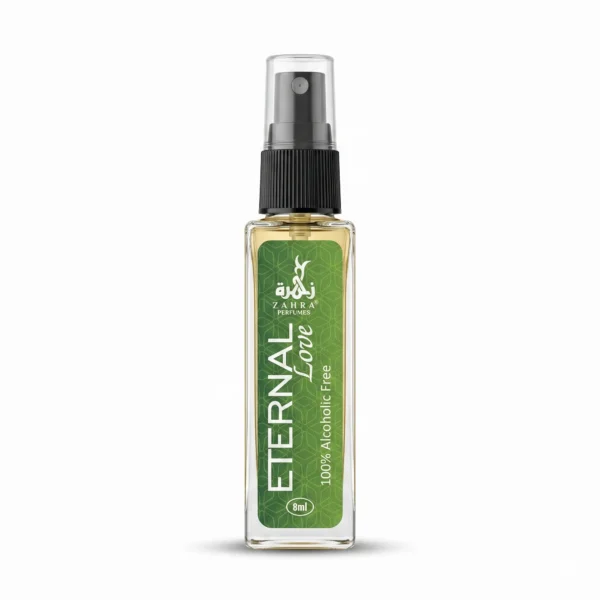 ETERNAL LOVE SPARY Zahra Perfumes Eternal Love Pocket Perfume Spray 8ml | 100% Alcohol Free Perfume | Long Lasting Unisex Floral Woody Fragrance | Premium Travel Size Perfume Spray for Men & Women