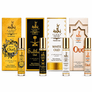 zahra-perfumes-premium-oud-attar-combo-pack-4x6ml-main-image.webp zahra-perfumes-premium-oud-attar-combo-long lasting oud and attar