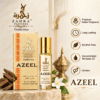 ZAHRA PERFUMES Azeel Roll On Attar Perfume for Men & Women, Alcohol Free Concentrated Perfume Oil, Long Lasting Arabic Fragrance, 6ml